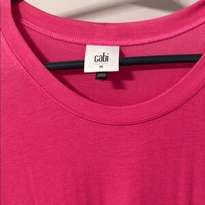 CAbi Bright Pink Short Sleeve Tee